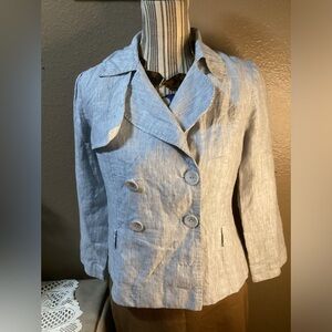 LILY STANHOPE BLUE STRIPES JACKET